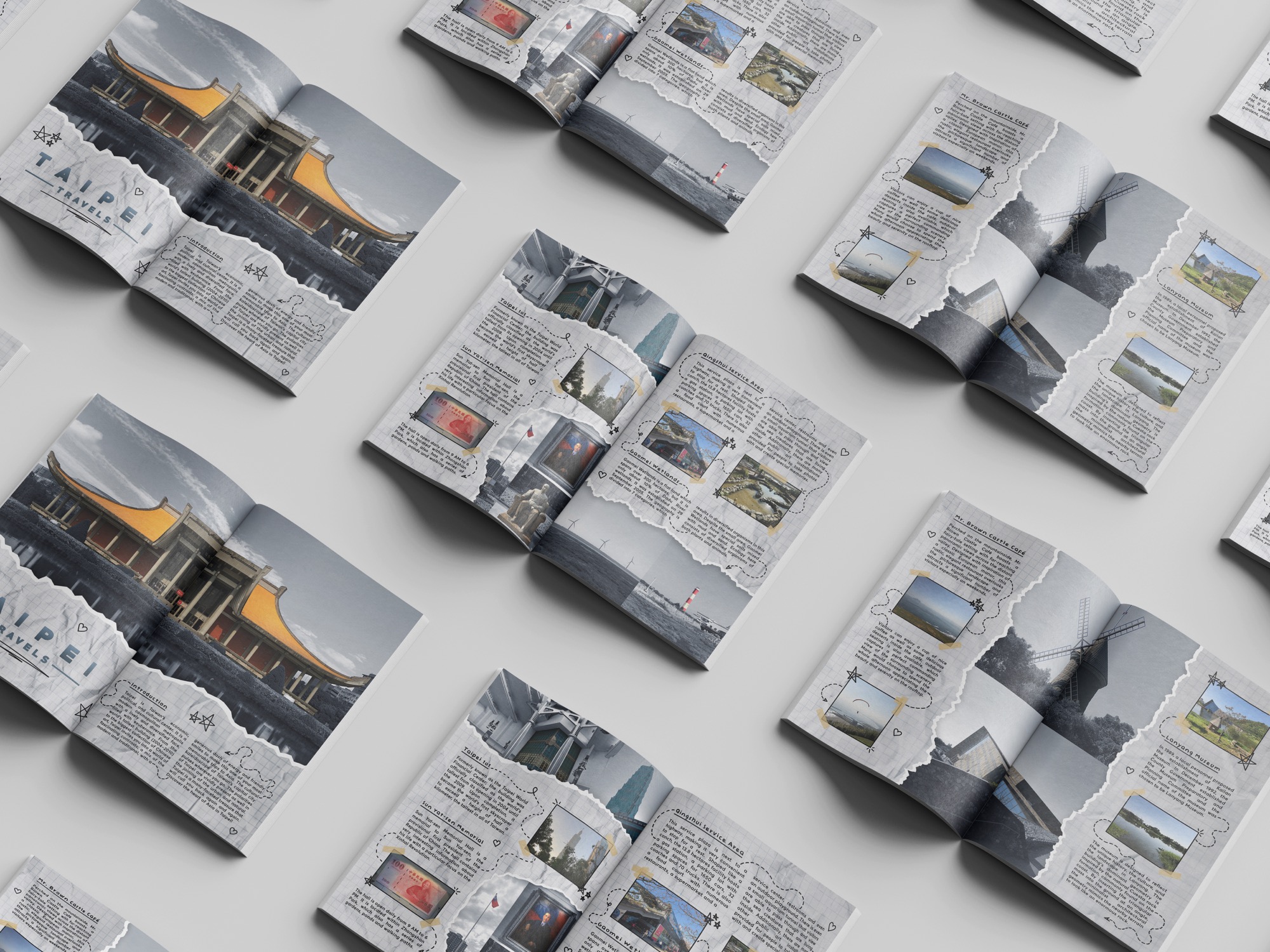 Taipei Travels editorial zine